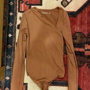 Abercrombie asymmetric bodysuit